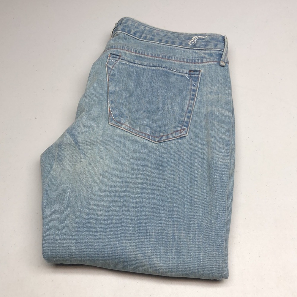 EARNEST SEWN LIGHTWASH STRAIGHT LEG JEANS 10/30x34 ⭐️